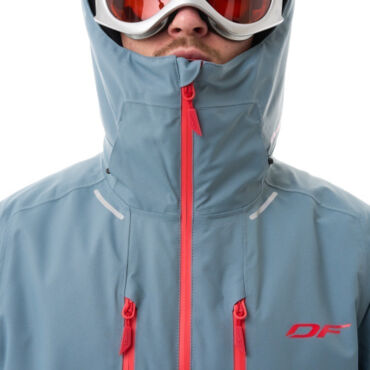 Dragonfly Куртка горнолыжная утепленная Gravity Man Grey Red 2025 - миниатюра 6