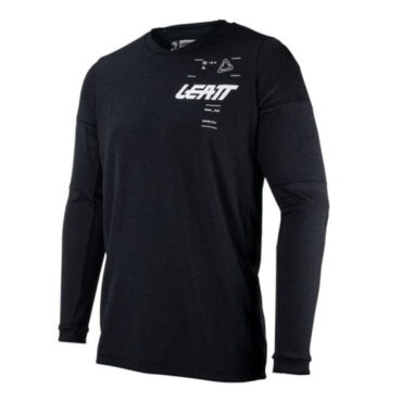 Leatt Мотоджерси 4.5 WindBlock Jersey Black (2024) - миниатюра 2