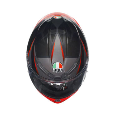 AGV Шлем K6 S Slashcut Black Grey Red - миниатюра 3