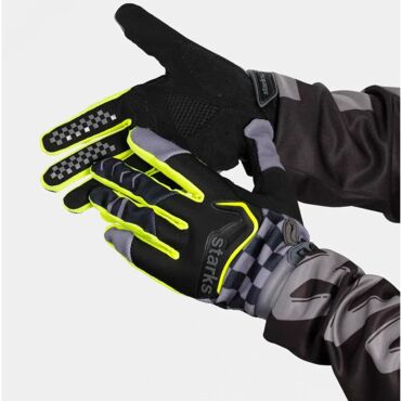 Перчатки для кросса Phoenix V3 Черный Серый Hi Vis - миниатюра 2