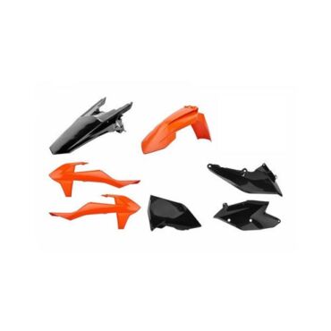 Polisport Комплект пластика SX SXF 19 20 / Enduro 20- черно оранжевый ( 178 90907 ) - миниатюра 1