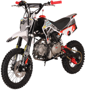 Питбайк KAYO MINI К125EM 14 12 26 (механ. сцепл., эл. стартер) - миниатюра 1