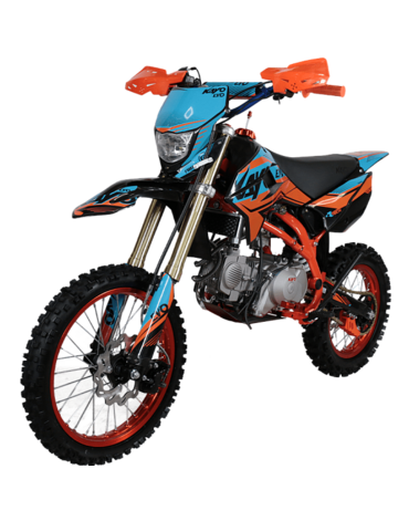 Питбайк KAYO EVOLUTION YX140EM 17 14 KRZ (механ. сцепл., эл. стартер 2022 г.)