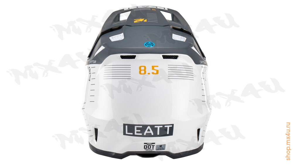 Кроссовый шлем Leatt Moto 8.5 Helmet Kit - Металлик - фото 3