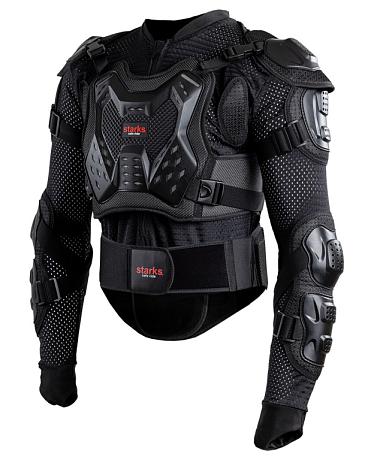 Моточерепаха STARKS Body Armor Solid Chest Чёрный - фото 2