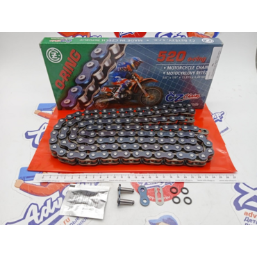 CZ Chains 520 RDO - 120 цепь приводная O Ring 520 x 120 звеньев ( SX SXF EXC EXCF 125 500 / 690 / 701 ) - миниатюра 2