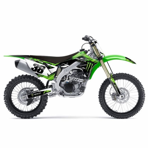 Набор наклеек FX 2015 Monster Energy под мотоциклы Kawasaki KX450F 2009 11 - фото 1