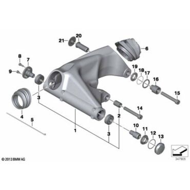 BMW гофра маятника перед R1200GS ( 33 17 7 685 599 ) - миниатюра 1