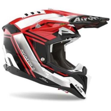 Airoh Мотошлем Aviator 3 League Red Gloss - миниатюра 1
