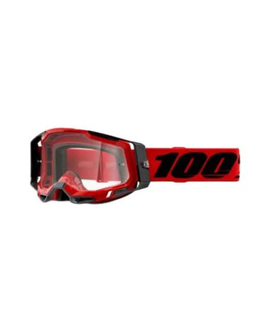 100% Очки Racecraft 2 Goggle Red Clear Lens