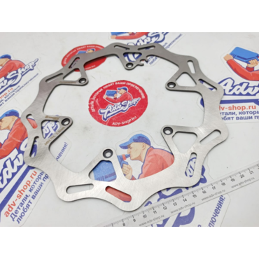 HQV BRAKE DISC FRONT D=260MM тормозной диск  125 501 TE FE FC 17 26 ( 25009060000 ) - миниатюра 2