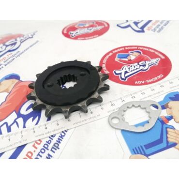 KTM звезда ведущая 15 зубов W. LOCKING PLATE 390 Duke RC 14-> ( 90833029044 ) - миниатюра 1