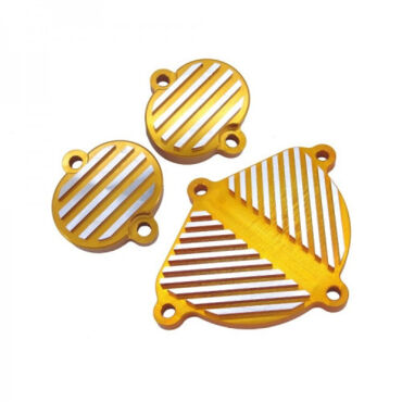 Комплект крышек ГБЦ CNC YX150 / 160 - желтые - миниатюра 1