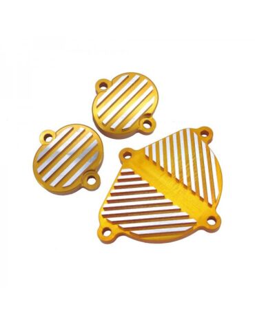 Комплект крышек ГБЦ CNC YX150 / 160 - желтые
