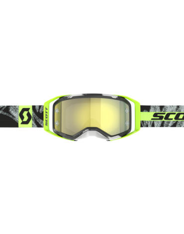 Scott Очки Prospect 2.0 caviar black safety yellow yellow chrome