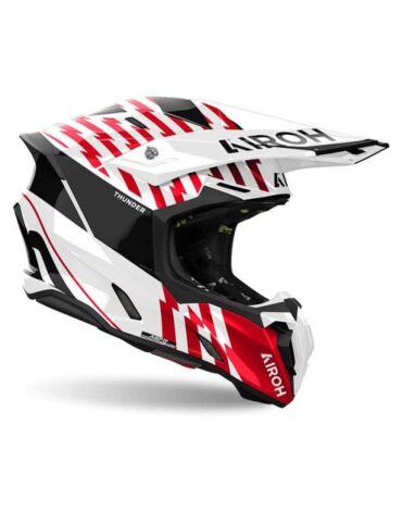 Шлем кроссовый Airoh Twist 3 Thunder, red gloss (L, Взрослая  Кросс эндуро)