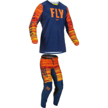 Комплект FLY RACING KINETIC WAVE Navy Orange, штаны+джерси - миниатюра 5