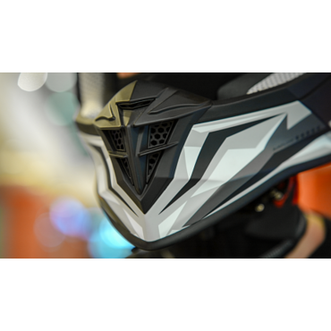 Кроссовый шлем IXS 362 2.2 черно серый матовый - миниатюра 3