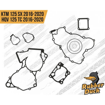 Набор прокладок на весь мотор RubberDuck KTM SX 125 2016+ с кольцами - миниатюра 1