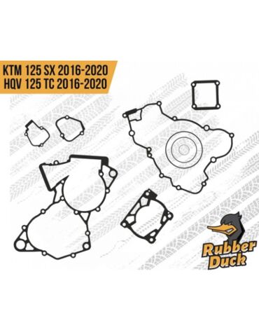 Набор прокладок на весь мотор RubberDuck KTM SX 125 2016+ с кольцами