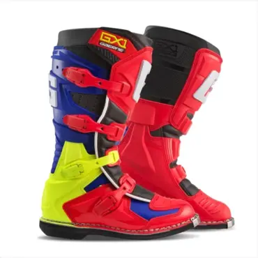 Мотоботы Gaerne GX 1 Goodyear Red Blue Black Yellow - миниатюра 2