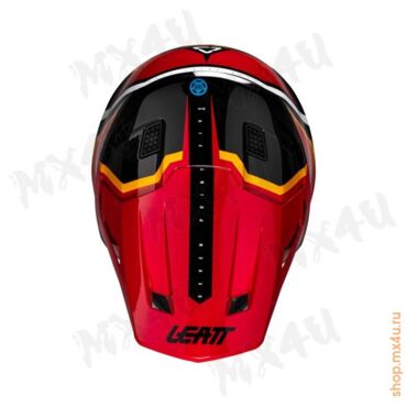 Шлем 7.5 V26 Thermoplastic + 4.5 очки Velocity - Красный - миниатюра 2