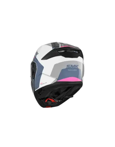 Шлем дорожный SMK GULLWING KRESTO, white grey pink (S, Взрослая  Дорожная)
