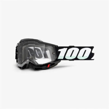 100% Очки Accuri 2 Enduro Goggle Dual Lens Black Clear - миниатюра 1
