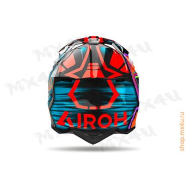 Внедорожный шлем Wraaap V24 Cyber - Оранжевый - миниатюра 2