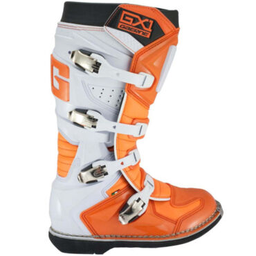 Мотоботы GAERNE GX 1 GOODYEAR, оранжевый белый - миниатюра 2