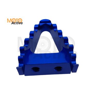 Опорная площадка педали тормоза KAYO питбайк CNC синяя - миниатюра 1