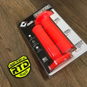 Грипсы ODI Ruffian Half Waffle (1 2 насечки), FLO Orange - миниатюра 1