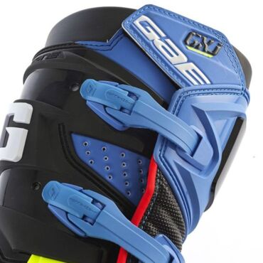 Gaerne Мотоботы детские женские GXJ Black Blue Fluo Yellow - миниатюра 2