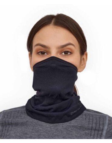 Brubeck Бафф с перфорацией Base Layer черный