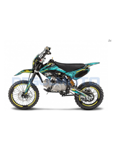 Питбайк Regulmoto SEVEN (черный желтый синий)