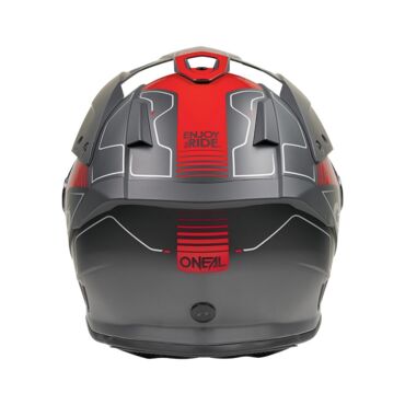 Oneal Шлем кроссовый со стеклом Sierra RS Echo красный черный - миниатюра 1