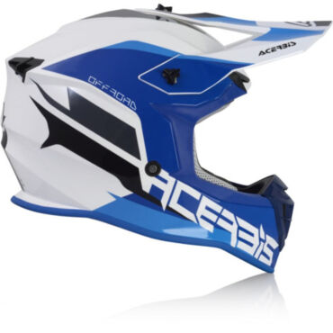 Acerbis Шлем Linear White Blue - миниатюра 2