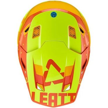 Leatt Шлем кроссовый Kit Moto 7.5 V23 Citrus - миниатюра 3
