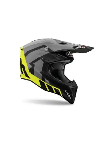 Шлем кроссовый Airoh Wraaap Reloaded, yellow matt (L, Взрослая  Кросс эндуро)