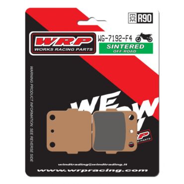 Тормозные колодки WRP WG 7192 F4 (LMP192 OR / FDB661 / FDB381) - миниатюра 1