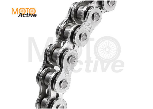 Цепь EK Chain 520MVXZ2 118 звеньев, QX Ring, заклепка, сталь