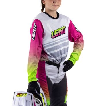 Leatt Джерси 3.5 Jr Retro Pink - миниатюра 2