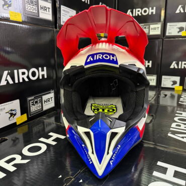 Шлем AIROH WRAAAP VISION Red Blue (Глянцевый) - миниатюра 4