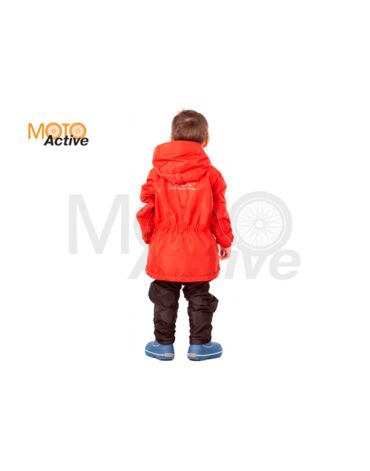 Детский комплект дождевой (куртка, брюки) EVO Kids RED (мембрана)