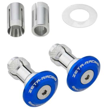 Заглушки в руль ZETA 29mm 2pcs Blue, ZE48 7007 - миниатюра 1
