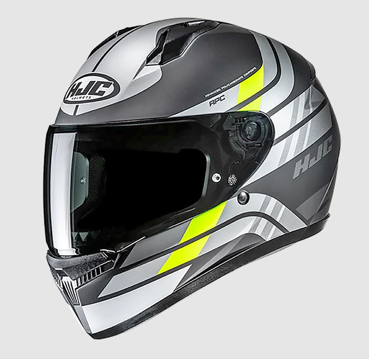 Шлем (интеграл) HJC C10 HIPER MC3HSF серый черный матовый M - фото 1