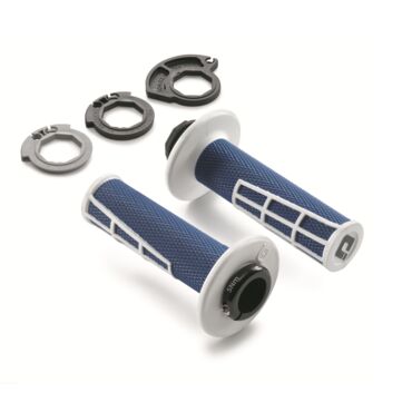 Грипсы Lock on сине белые Husqvarna TC FC 16 21; TE FE 17 21 - миниатюра 1