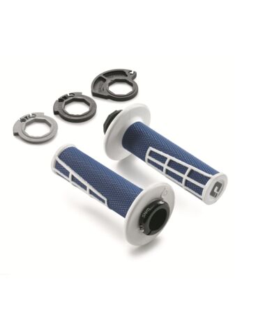 Грипсы Lock on сине белые Husqvarna TC FC 16 21; TE FE 17 21