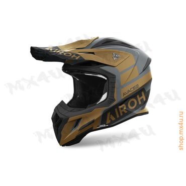 Внедорожный шлем Aviator Ace 2 Sake - Золотой Матовый - миниатюра 2