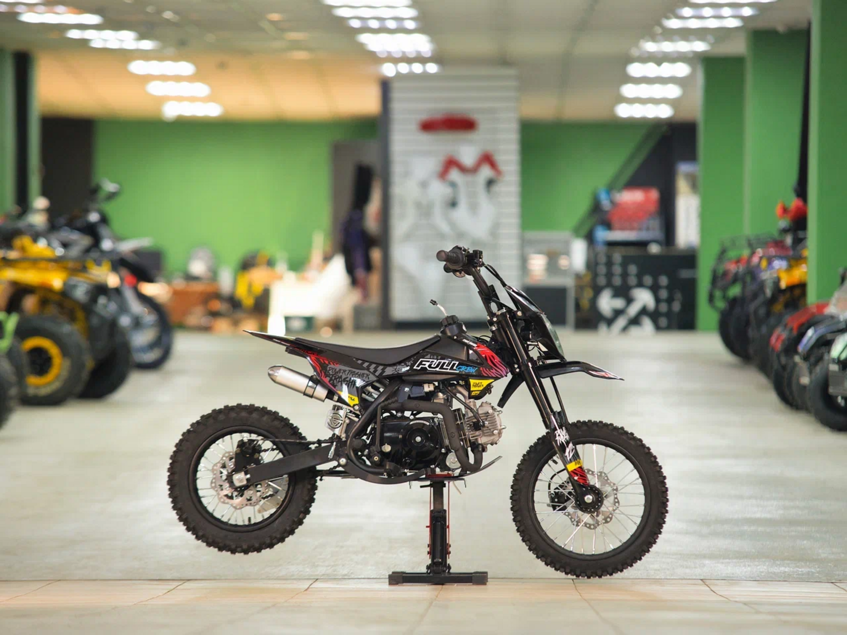 Питбайк FullCrew Power Trasher 125cc 14\12 (п\автомат, электростартер) - фото 2